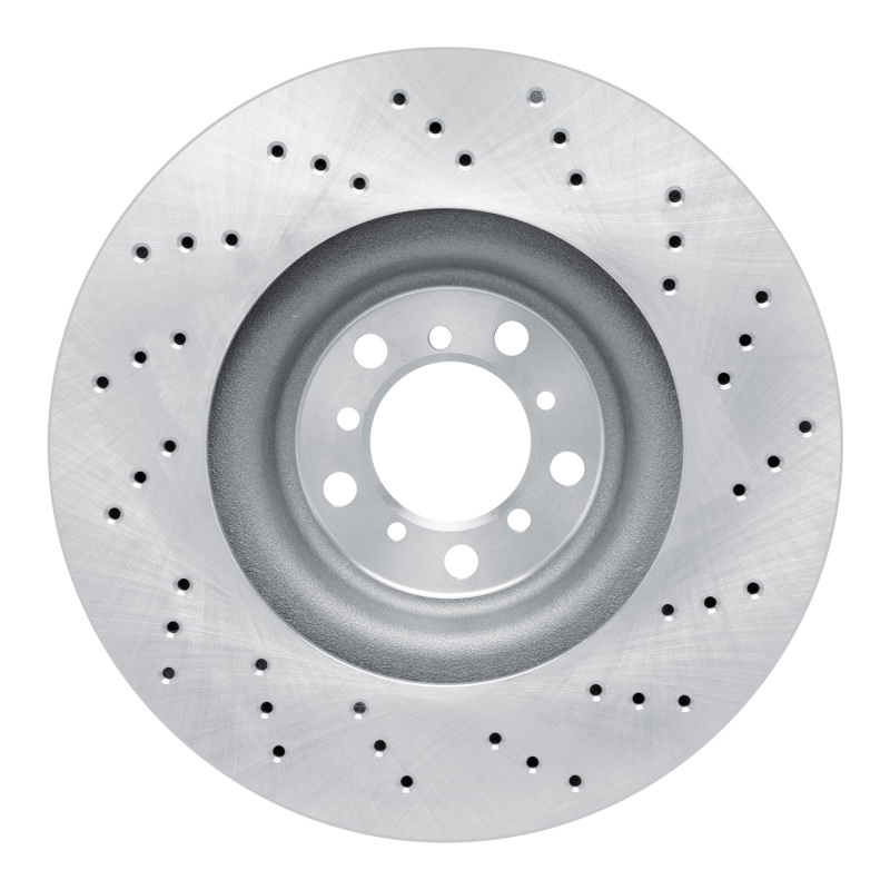 BMW M3 Brake Rotor (1) - Front Left - R1 Concepts - Drilled - `15-`20